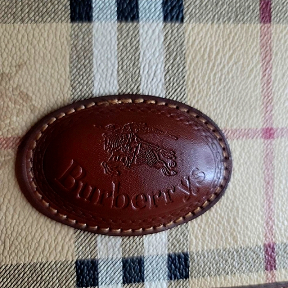 BURBERRY VINTAGE NOVACHECK CLUTCH OR TAB  HOLDER POUCH EUC - Picture 3 of 13